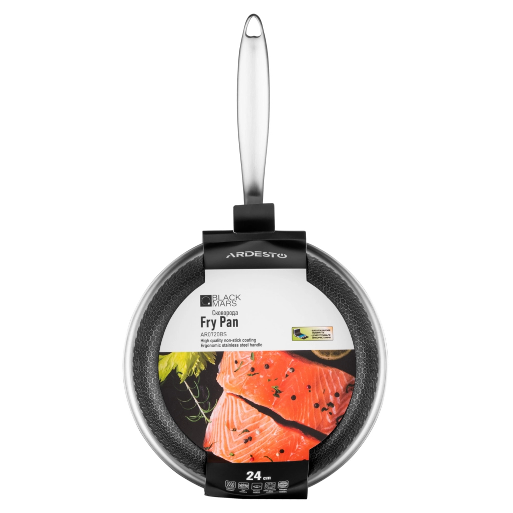 Сковорода Ardesto Black Mars Avior Grey 24 см (AR0720BS) - зображення 2