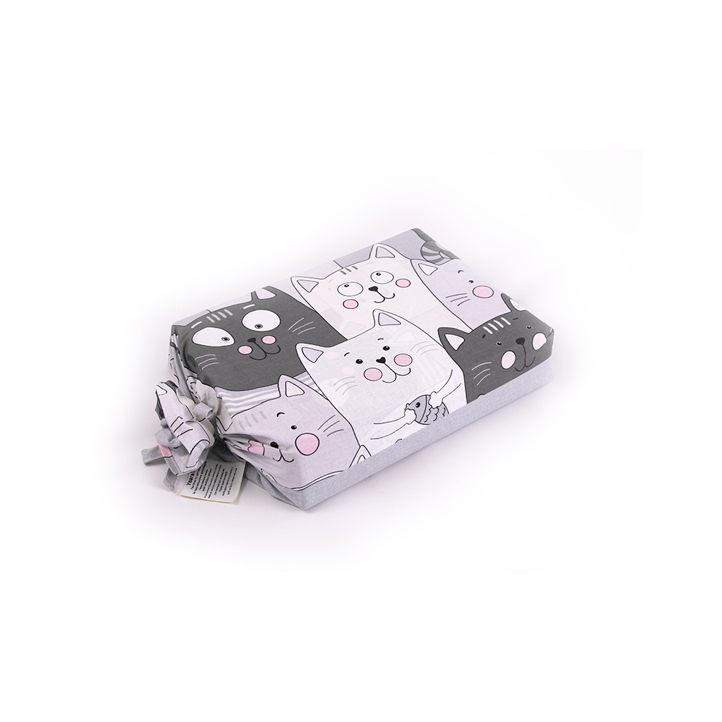 Постільна білизна Руно Grey Cat бязь набивна полуторний (1.114Б_Grey Cat) - зображення 8