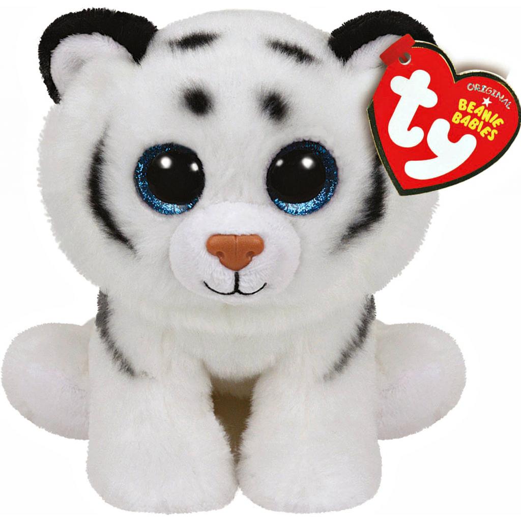 М'яка іграшка Ty Beanie Babies Біле тигреня Tundra 15 см (42106) - зображення 1