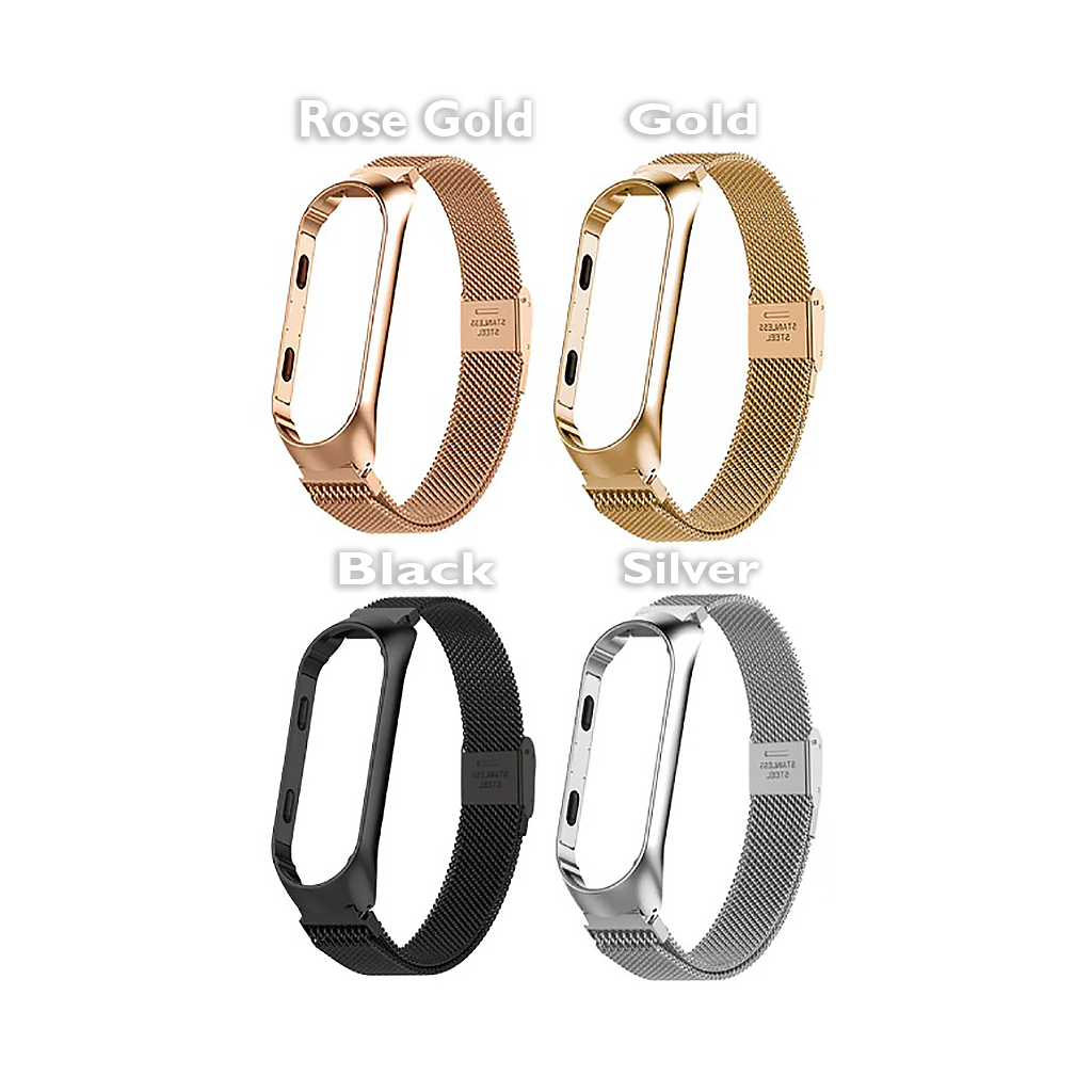 Ремінець до фітнес браслета BeCover Metal для Xiaomi Mi Smart Band 8 Gold (709359) - зображення 3