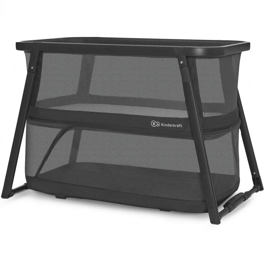 Ліжечко Kinderkraft манеж 4 в 1 Sofi Plus Grey (5902533920051) - зображення 1