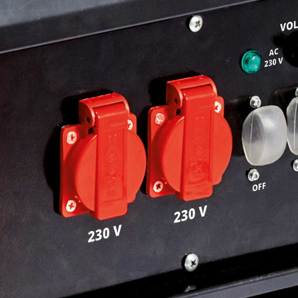 Генератор Einhell TC-PG 55/E5, 230V/380V (1/3 фази), 3.6/5.5kW, електростарт, AVR, 83кг (4152562) - зображення 4