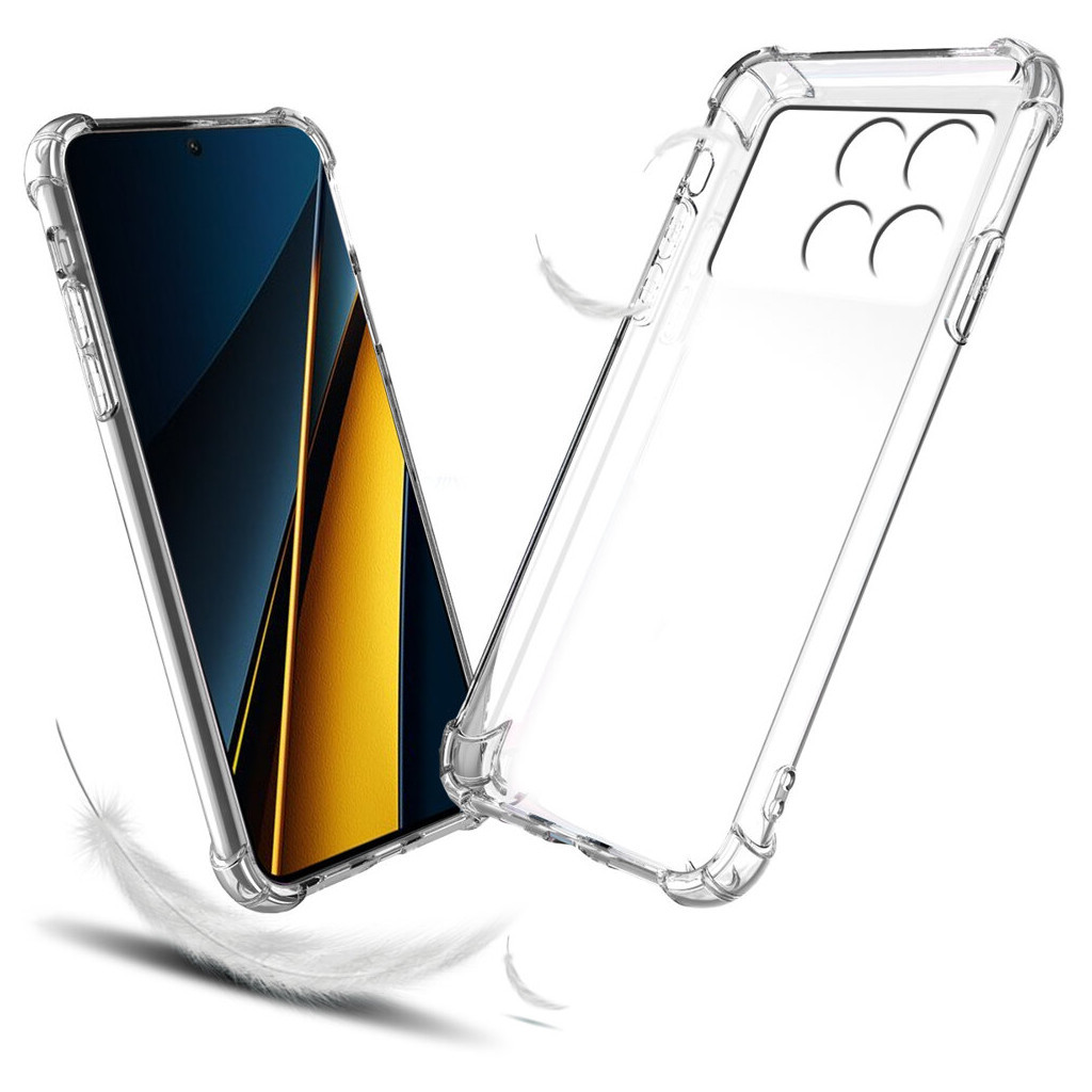 Чохол до мобільного телефона BeCover Anti-Shock Poco X6 Clear (710614) - зображення 2