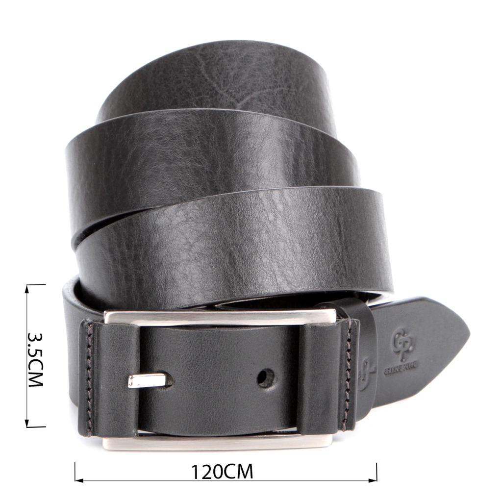 Ремінь Grande Pelle Чорний (00869) - зображення 4