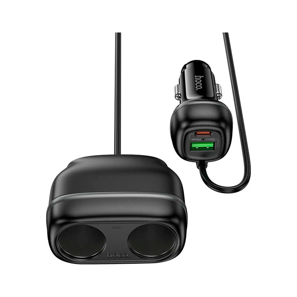 Зарядний пристрій HOCO HOCO Z59A Rank 96W 2xUSB + 2xUSB Black (6942007641517) - зображення 3