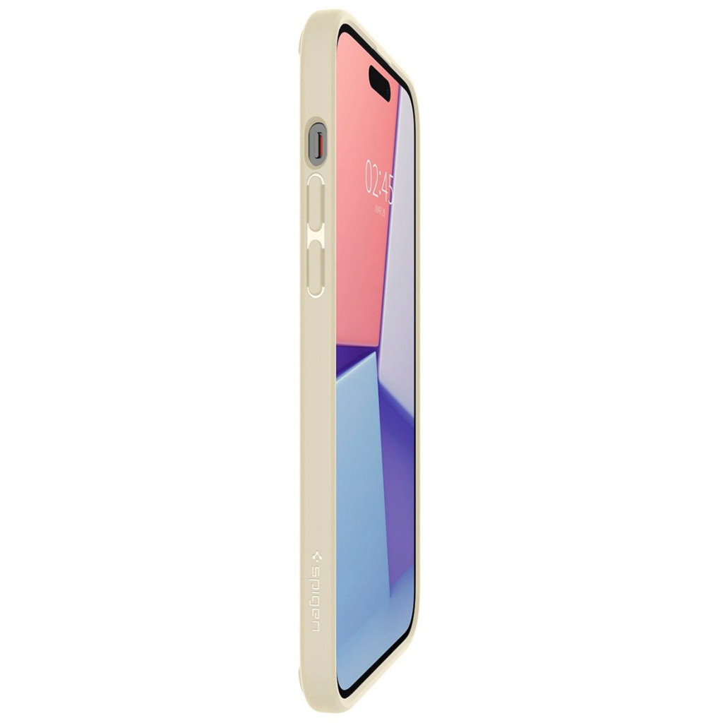 Чохол до мобільного телефона Spigen Apple iPhone 15 Ultra Hybrid Mute Beige (ACS06800) - зображення 9