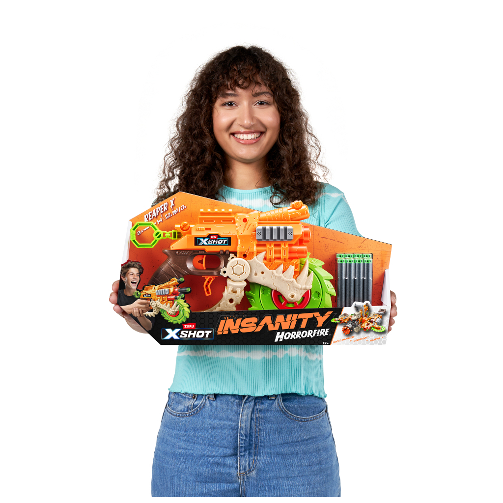 Іграшкова зброя Zuru Бластер X-Shot Insanity horrorfire Reaper-x (36730) - изображение 6