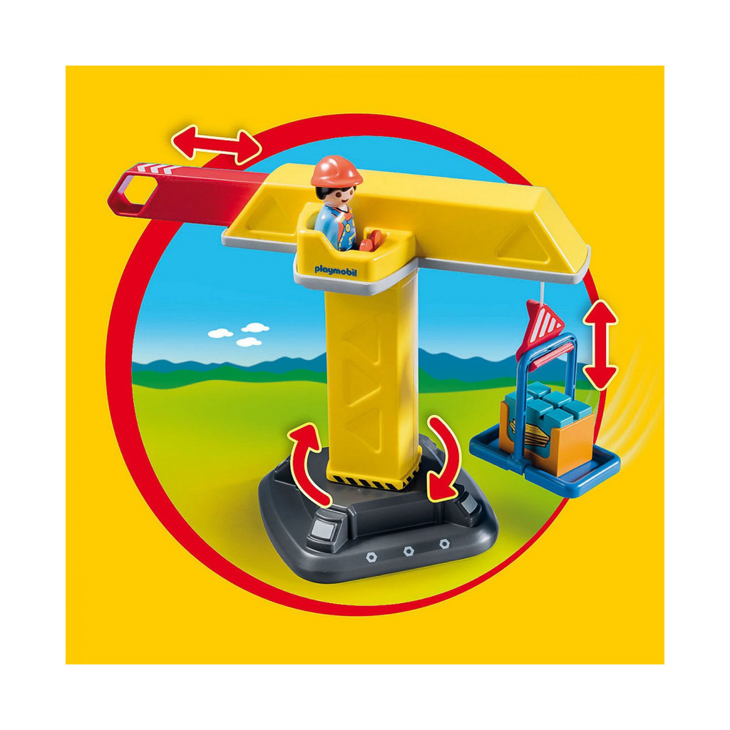 Конструктор Playmobil Баштовий кран (6336515) - зображення 5