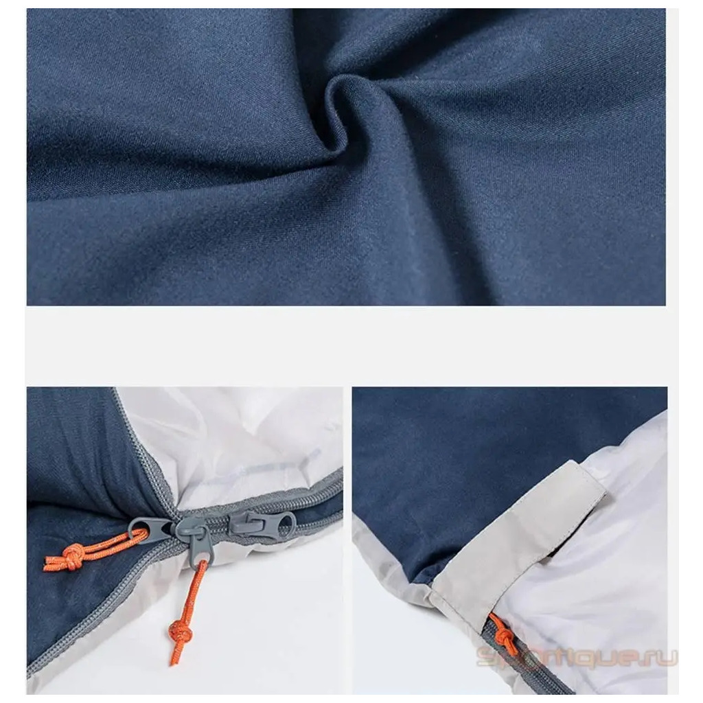 Спальний мішок Naturehike двомісний NH21MSD06 темно-синій (6927595795323) - зображення 3