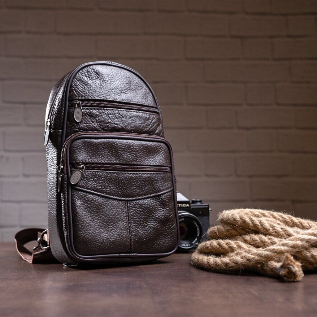 Сумка Vintage Чоловіча через плече Коричнева (14986) - зображення 5