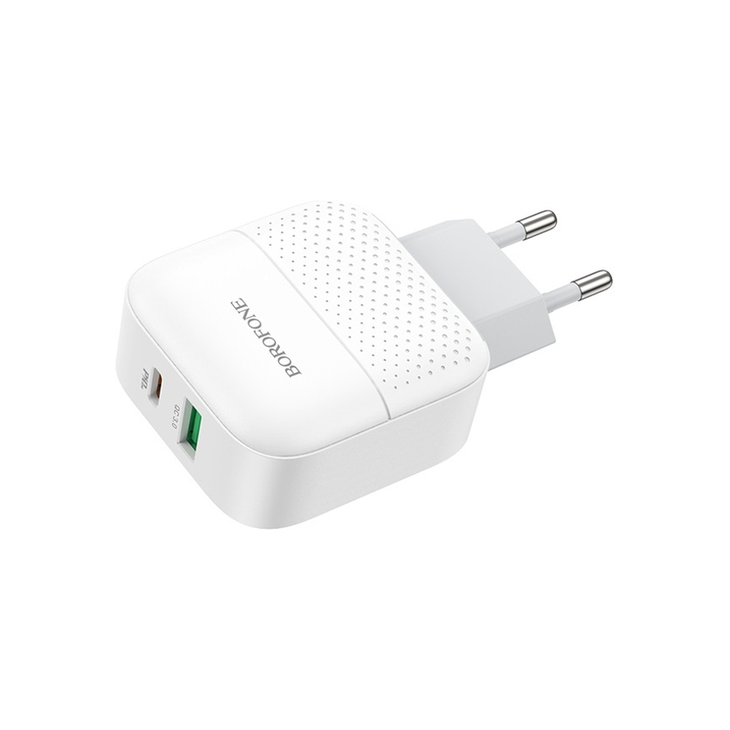 Зарядний пристрій BOROFONE BA46A Premium White (BA46AW) - зображення 4
