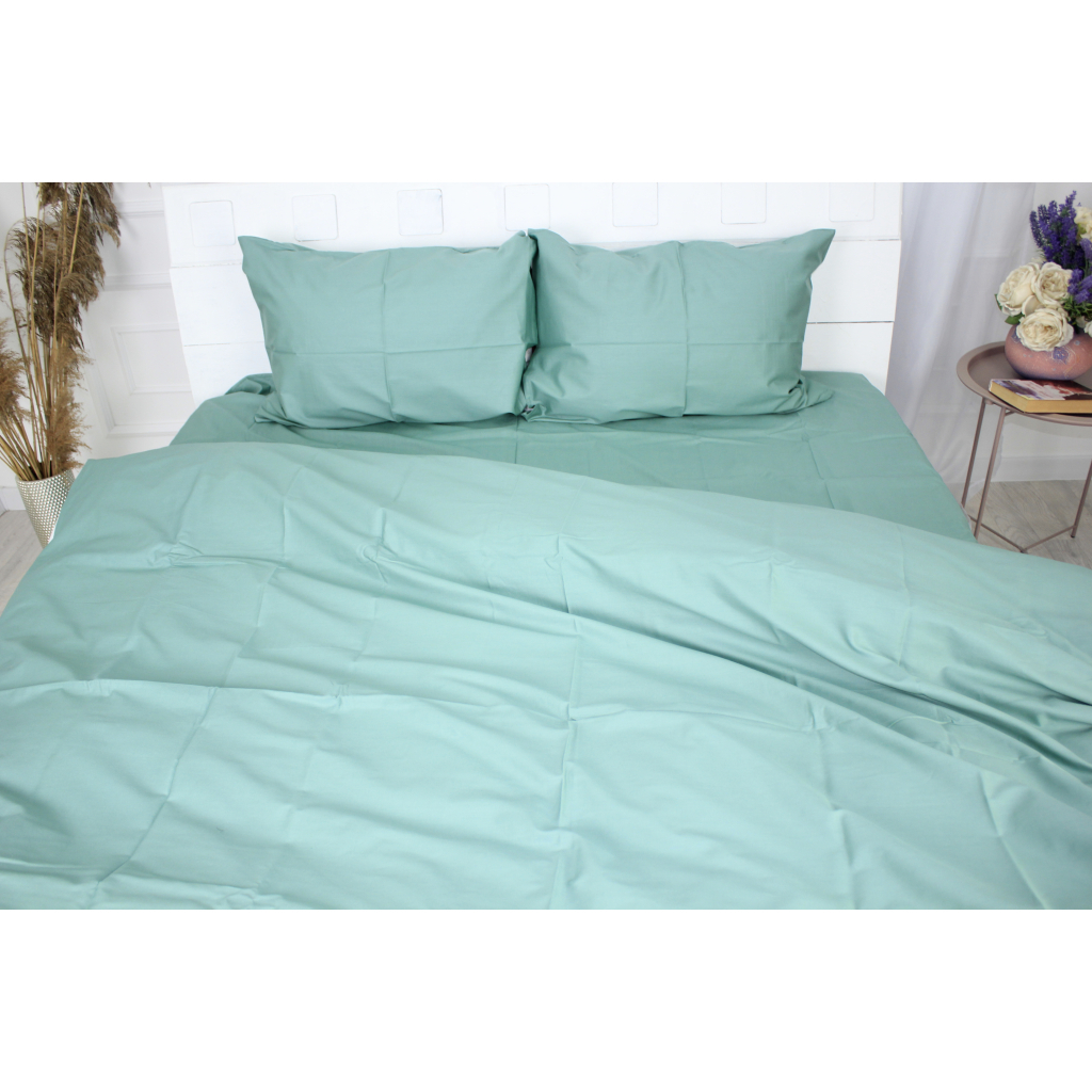 Постільна білизна MirSon Сатин 0844 Green Olive 175х210 (2200002025010) - изображение 2