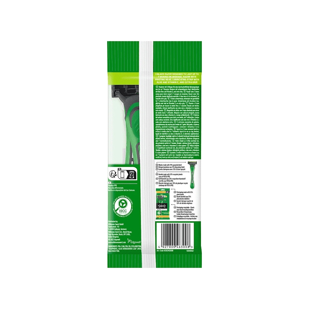 Бритва Wilkinson Sword Extra Essential 3 Sensitive 4+2 шт. (4027800463008) - зображення 2