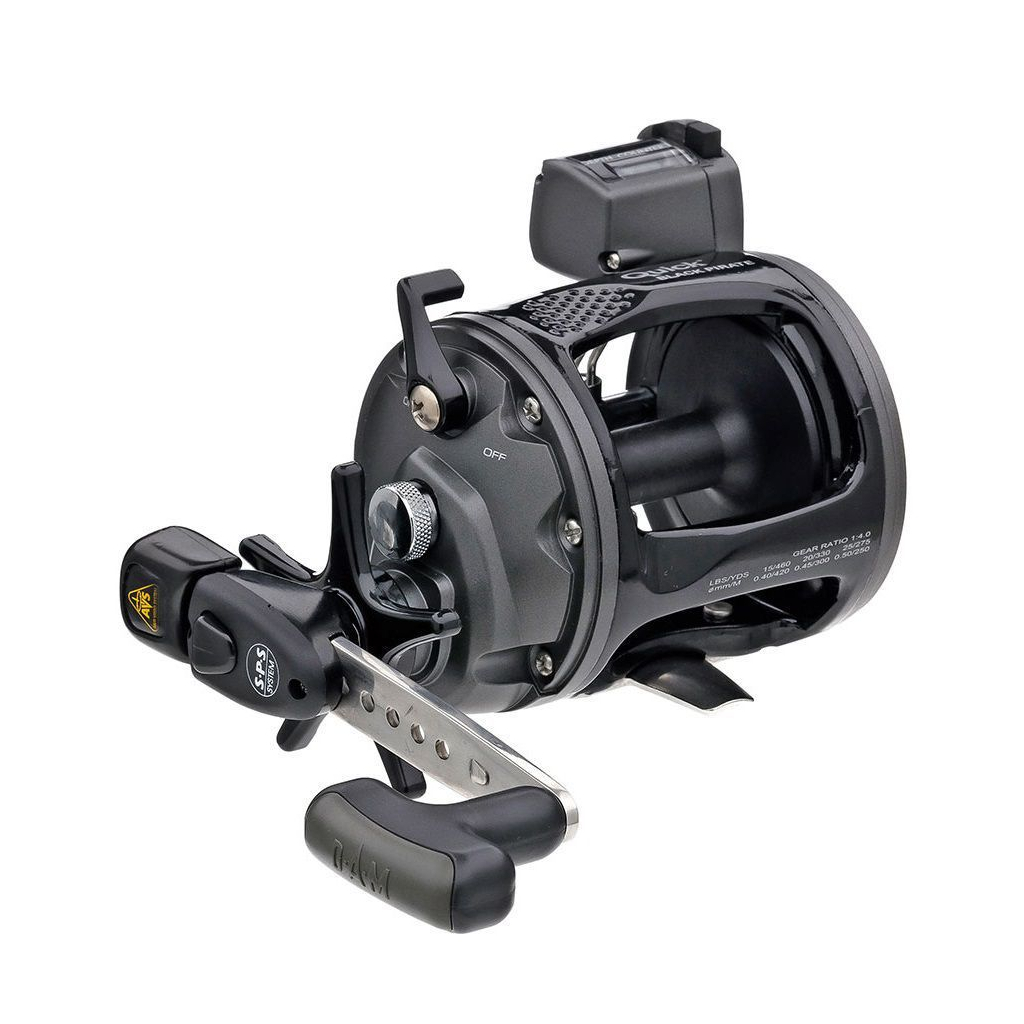 Котушка мультиплікаторна DAM QUICK BLACK PIRATE 30LHC з лічильником (51822) - зображення 1