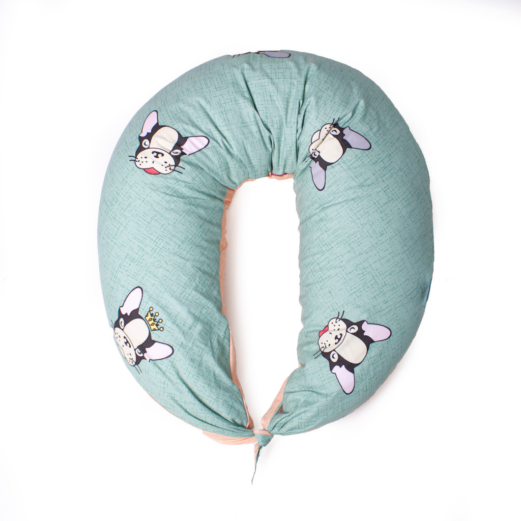 Подушка MirSon для вагітних та годування №8334 Print Line 17-0356 Burkina Faso Бязь 30х170х20 см (2200006200598) - изображение 2