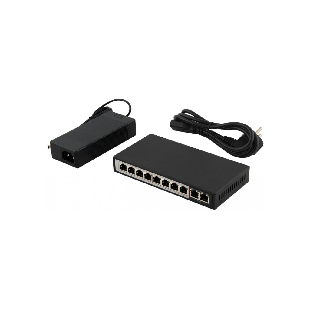 Комутатор мережевий FoxGate S6008-G2-AI POE (120W) - зображення 4