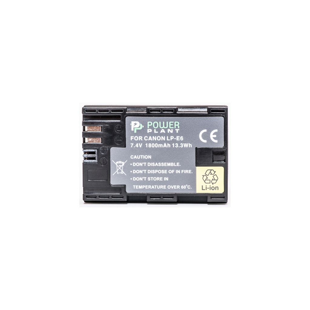 Акумулятор до фото/відео PowerPlant Canon LP-E6 Chip (DV00DV1243) - изображение 3