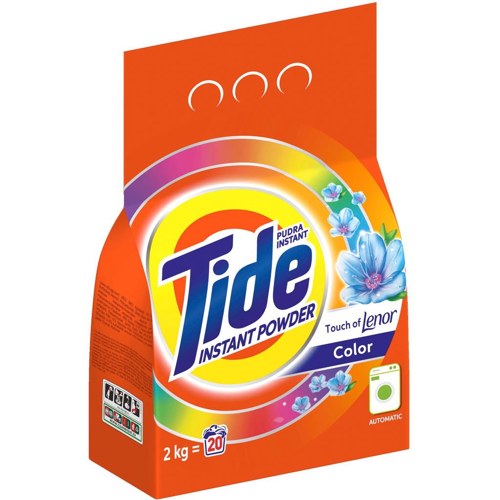 Пральний порошок Tide Аква-Пудра Touch of Lenor 2 кг (8006540123515) - зображення 2