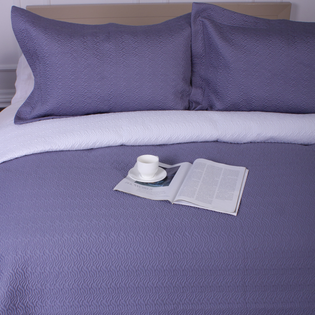 Покривало MirSon набір Imperial Grey Line покривало 240х260 см + наволочки 50х70 см х 2 шт (2200007178087) - picture 7