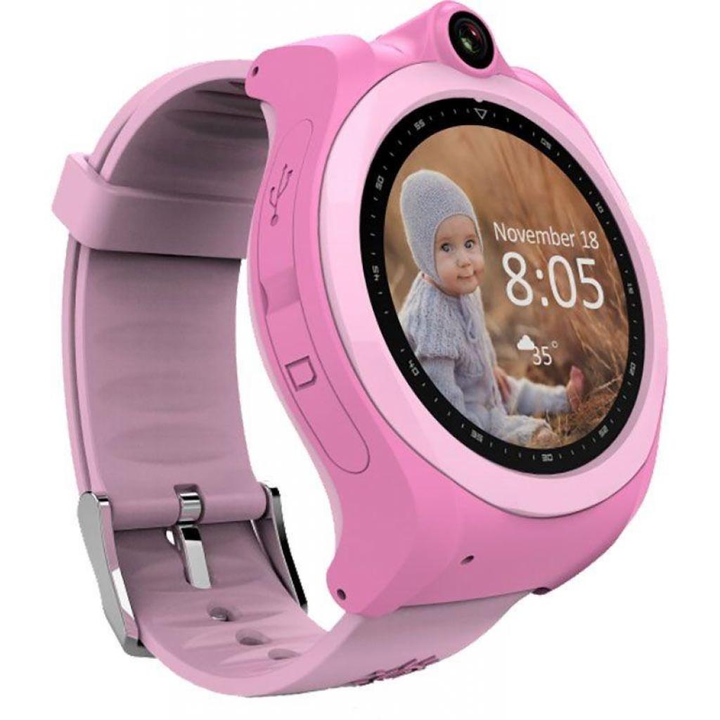 Смарт-годинник UWatch Q610 Kid wifi gps smart watch Pink (F_52919) - зображення 2