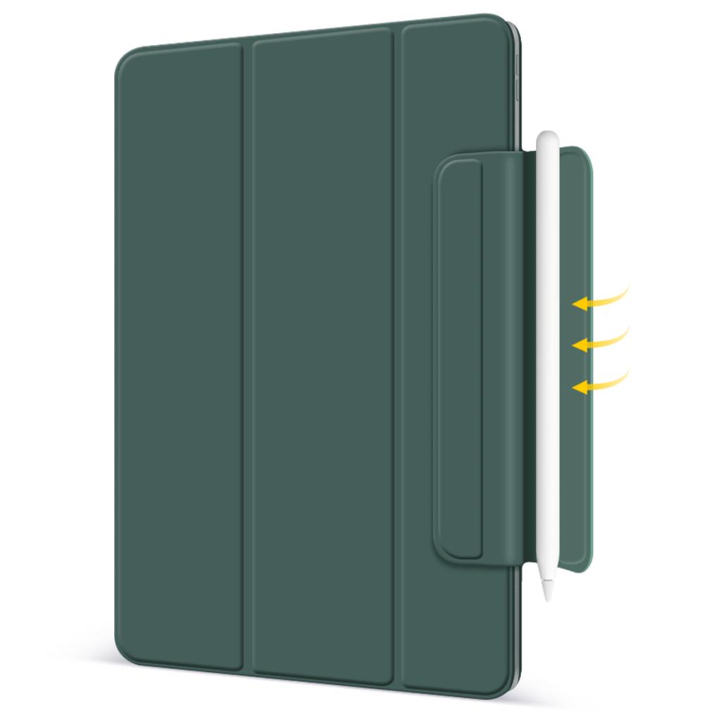 Чохол до планшета BeCover Magnetic Buckle Apple iPad Air 10.9 2020 Dark Green (705542) - зображення 2