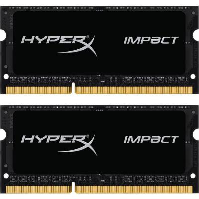 Модуль пам'яті для ноутбука SoDIMM DDR3 8GB (2x4GB) 2133 MHz HyperX Impact Kingston Fury (ex.HyperX) (HX321LS11IBK2/8) - зображення 1