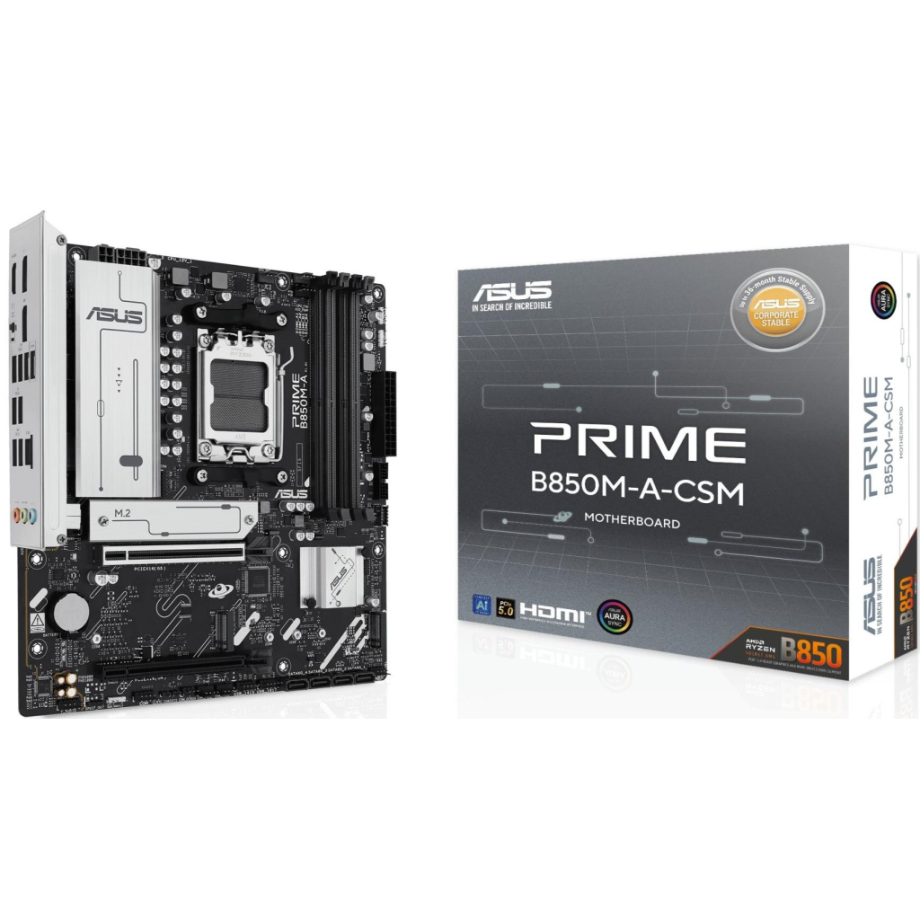 Материнська плата ASUS PRIME B850M-A-CSM - зображення 1