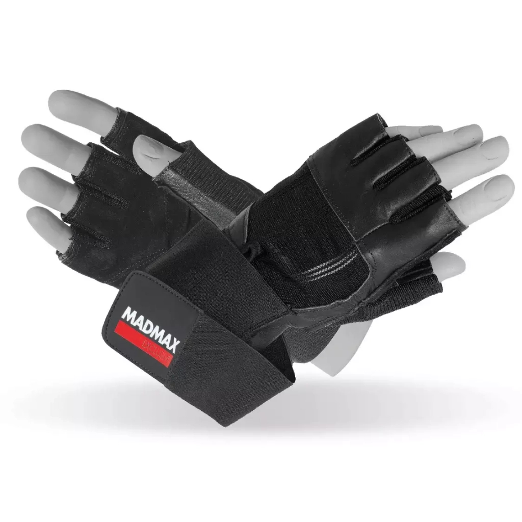 Рукавички для фітнесу MadMax MFG-269 Professional Exclusive Black M (MFG-269-Black_M) - изображение 1