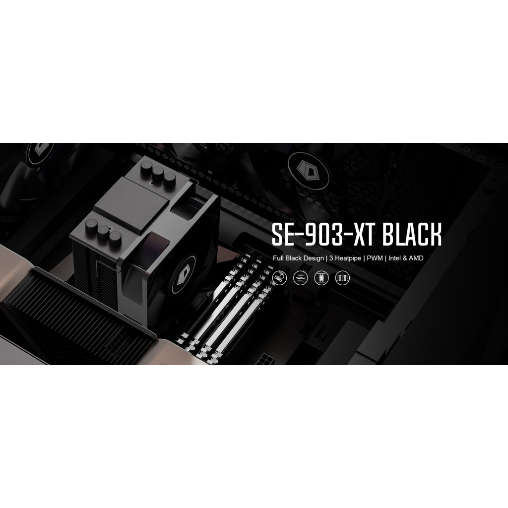 Кулер до процесора ID-Cooling SE-903-XT Black - зображення 9