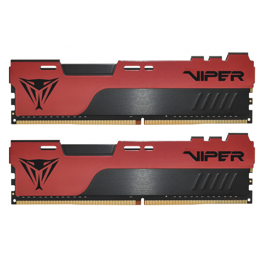 Модуль пам'яті для комп'ютера DDR4 16GGB (2x8GB) 4000 MHz Viper Elite II Red Patriot (PVE2416G400C0K) - зображення 1
