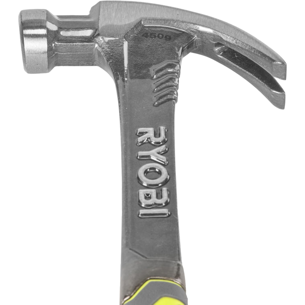 Молоток Ryobi столярний RHHSCC450, 450г, магнітний утримувач, рукоятка скловолокно (5132006035) - зображення 5