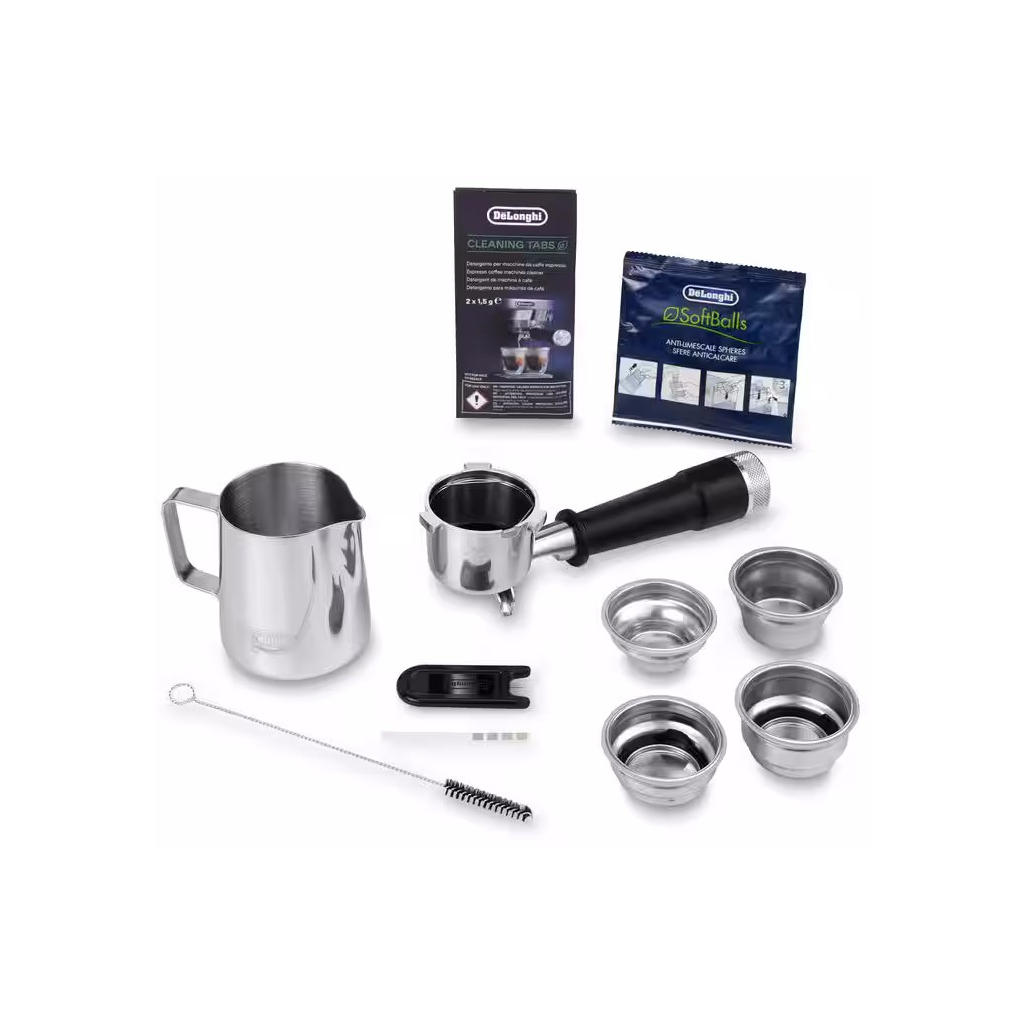 Ріжкова кавоварка еспресо DeLonghi EC 9555 BK - зображення 5