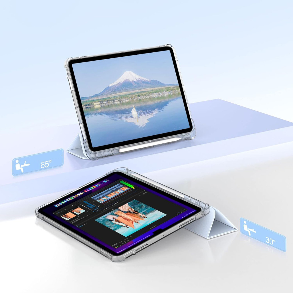 Чохол до планшета BeCover Soft Edge Apple iPad Air (4/5) 2020/2022 10.9" Light Blue (711123) - зображення 5