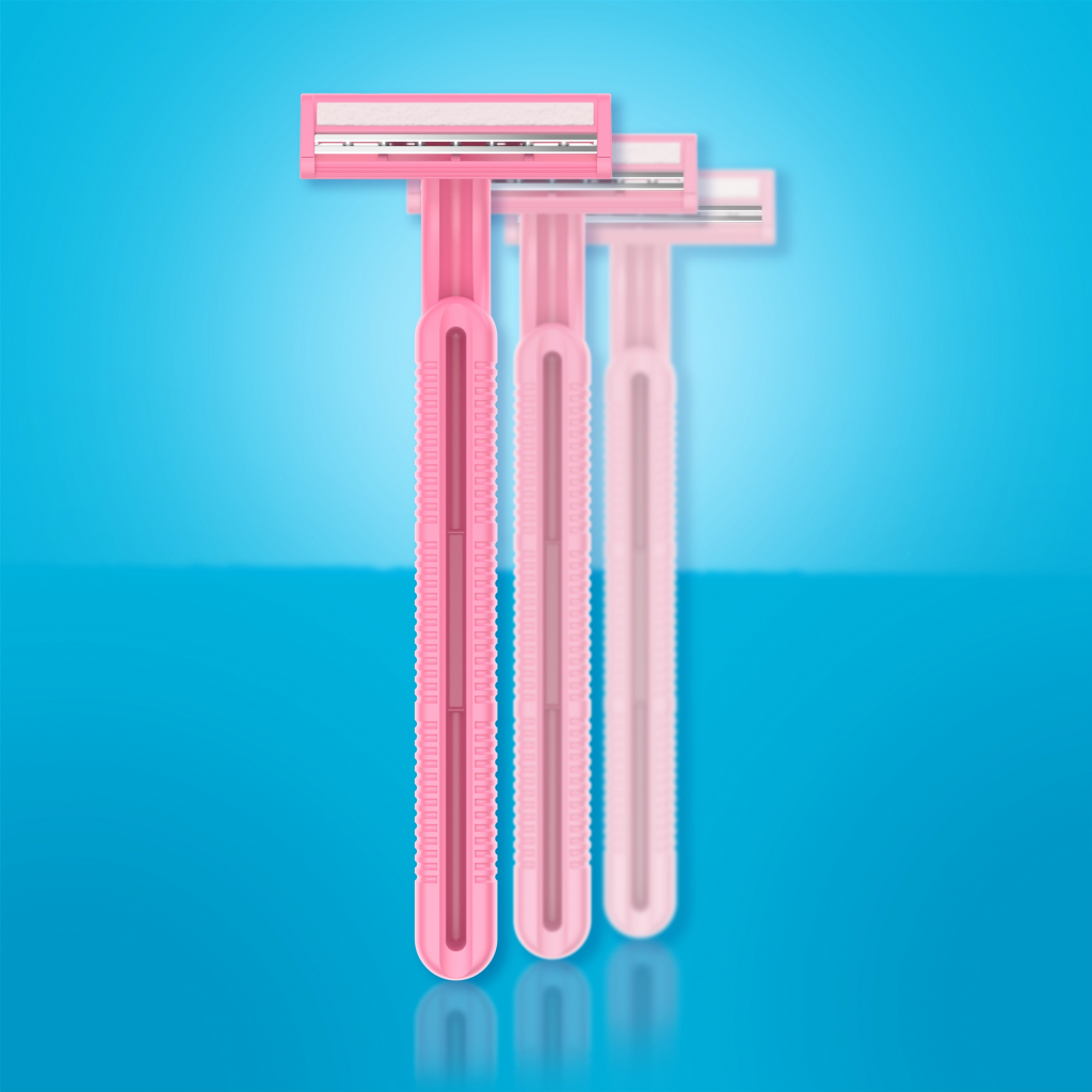 Бритва Gillette одноразові для жінок Blue 2 5 шт (3014260289287) - зображення 6