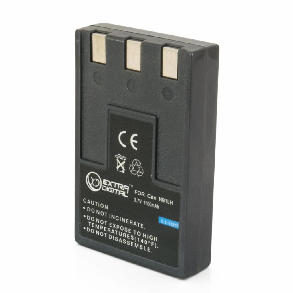 Акумулятор до фото/відео Extradigital Canon NB-1LH (BDC2435) - зображення 2