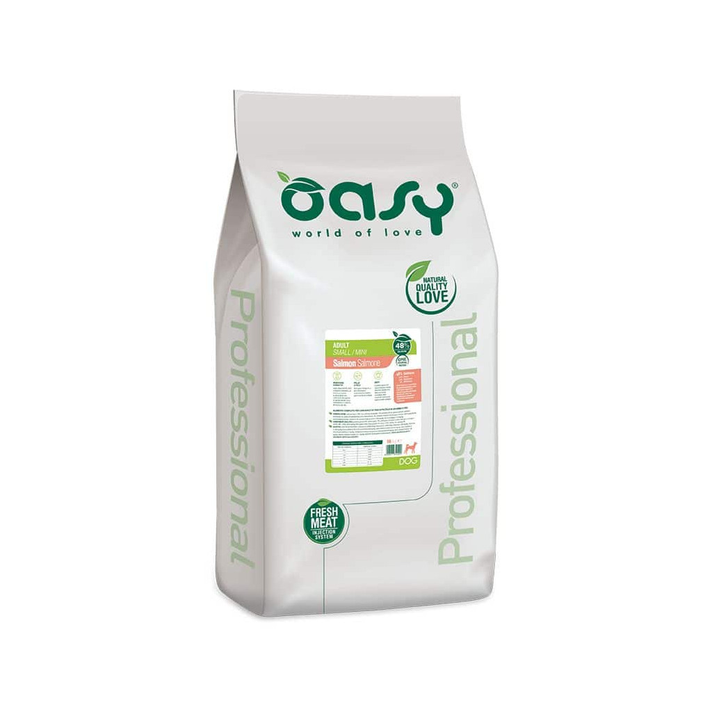 Сухий корм для собак OASY One Animal Protein ADULT Small/Mini з лососем 800 г (8053017348339) - зображення 2