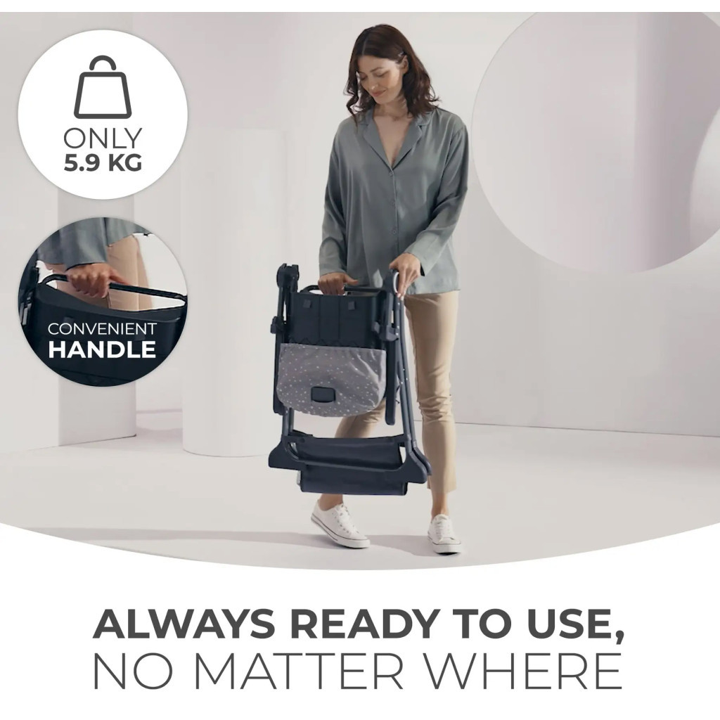 Стілець для годування Kinderkraft Foldee Green (5902533922444) - зображення 11