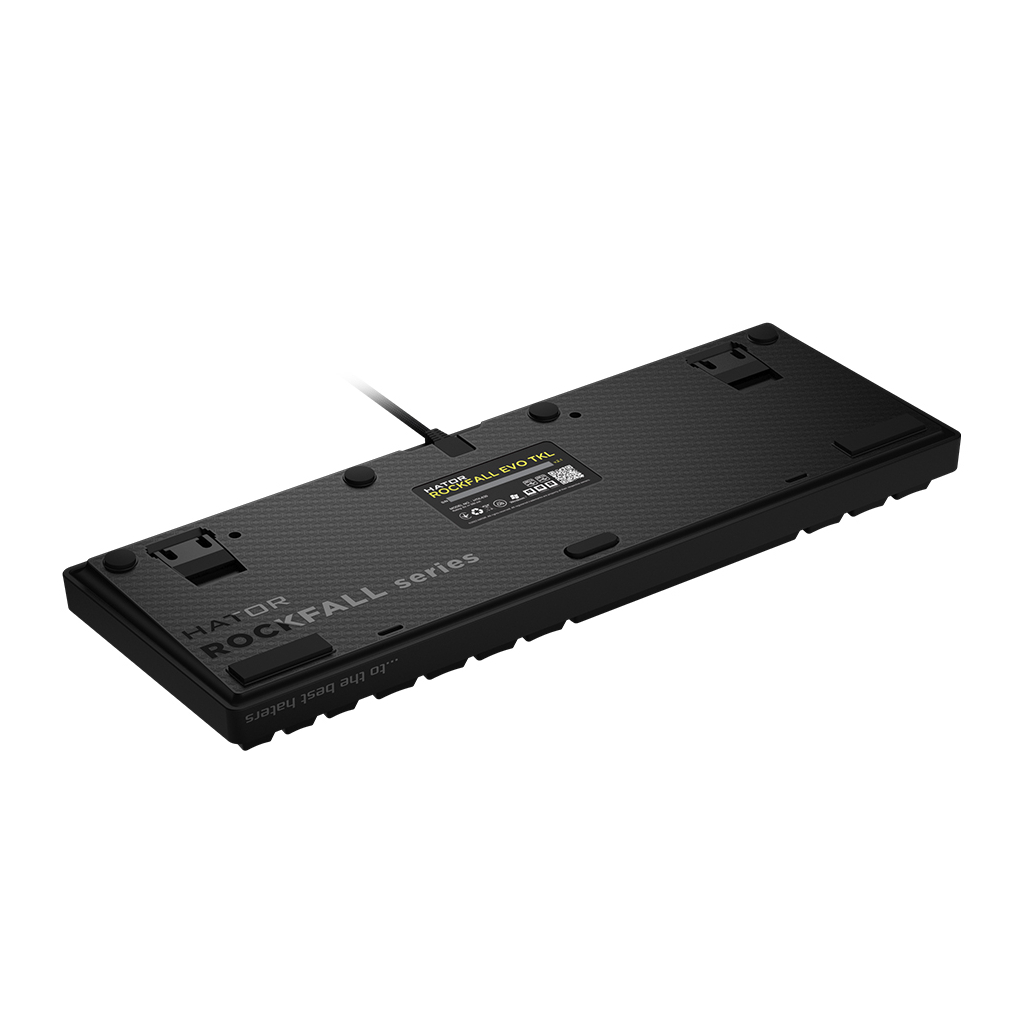 Клавіатура Hator Rockfall EVO TKL Kailh Optical Black (HTK-630) - зображення 5