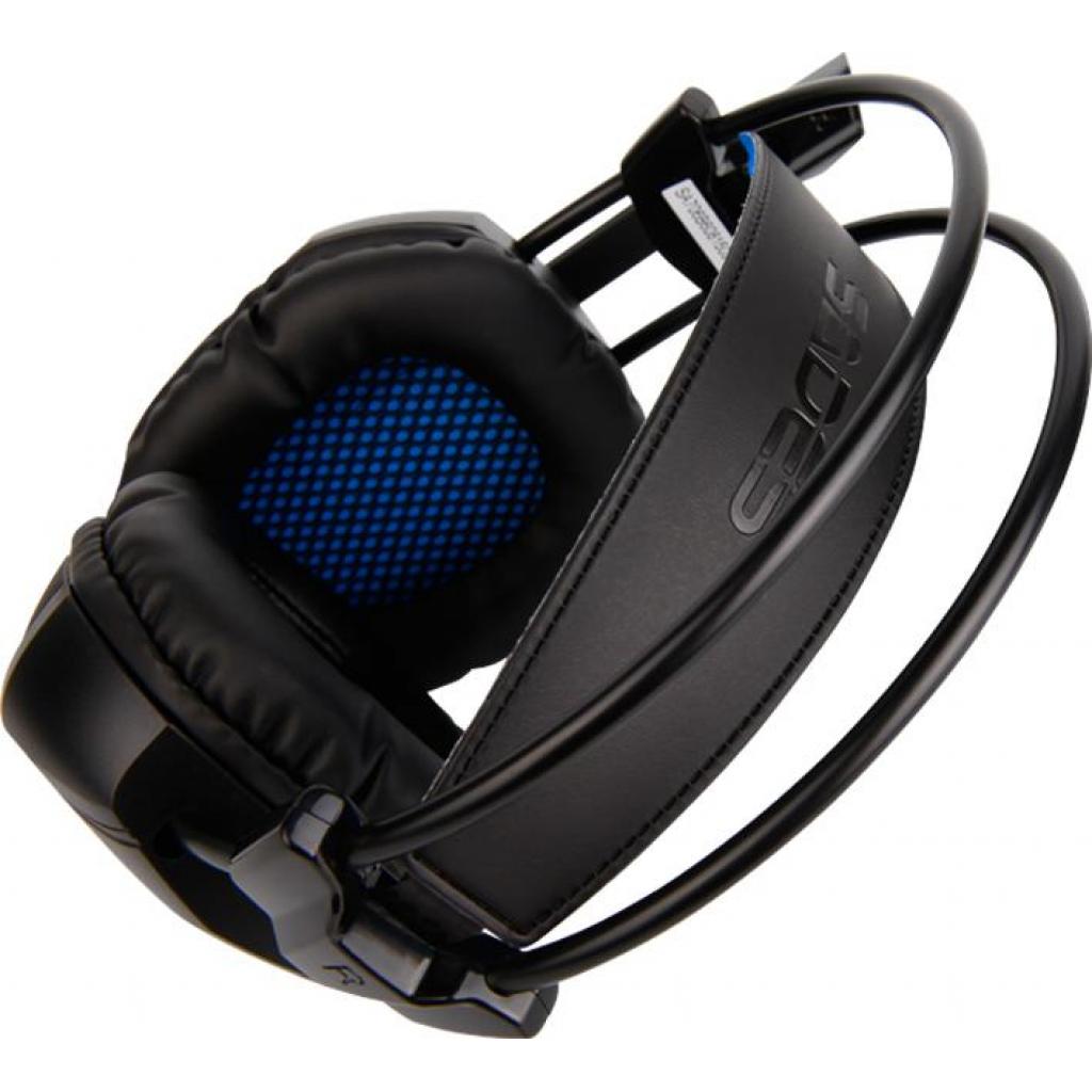 Навушники Sades Xpower Black/Blue (SA706-B-BL) - зображення 6