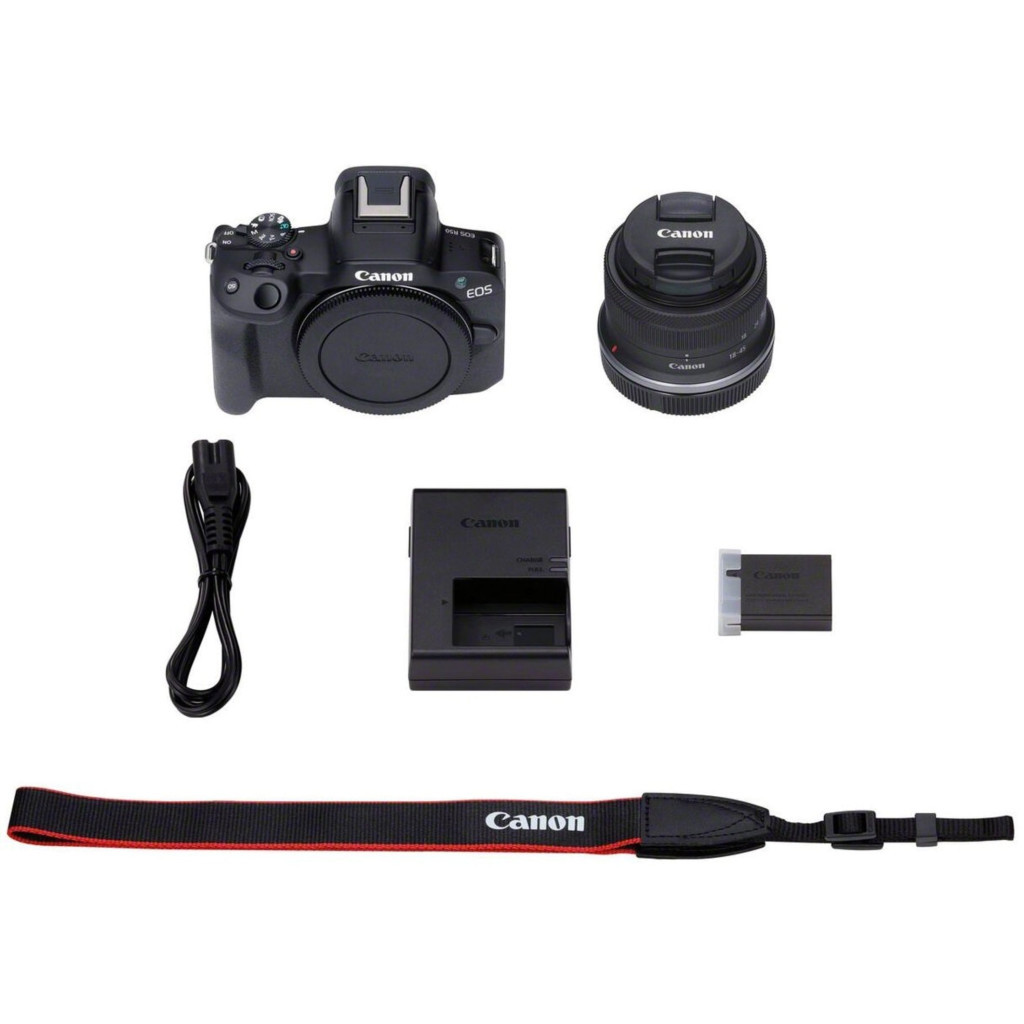Цифровий фотоапарат Canon EOS R50 + RF-S 18-45 IS STM Black (5811C033) - зображення 10