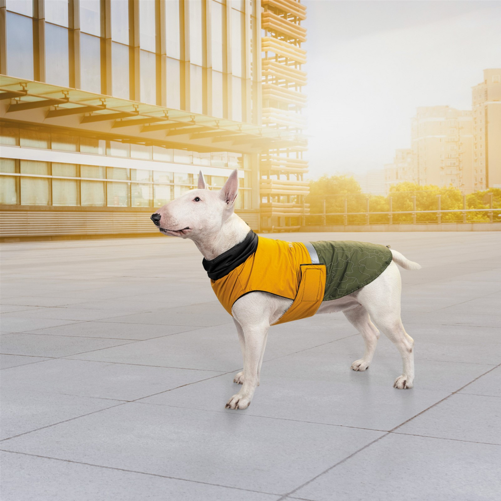 Попона для тварин Pet Fashion ROY 2XL хакі-гірчиця (4823082432844) - изображение 7