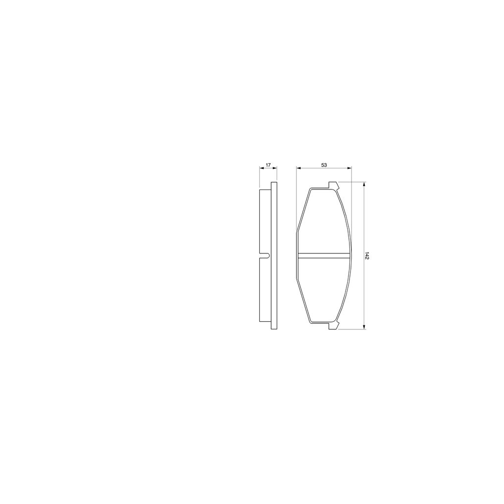 Гальмівні колодки Bosch 0 986 468 630 - зображення 1