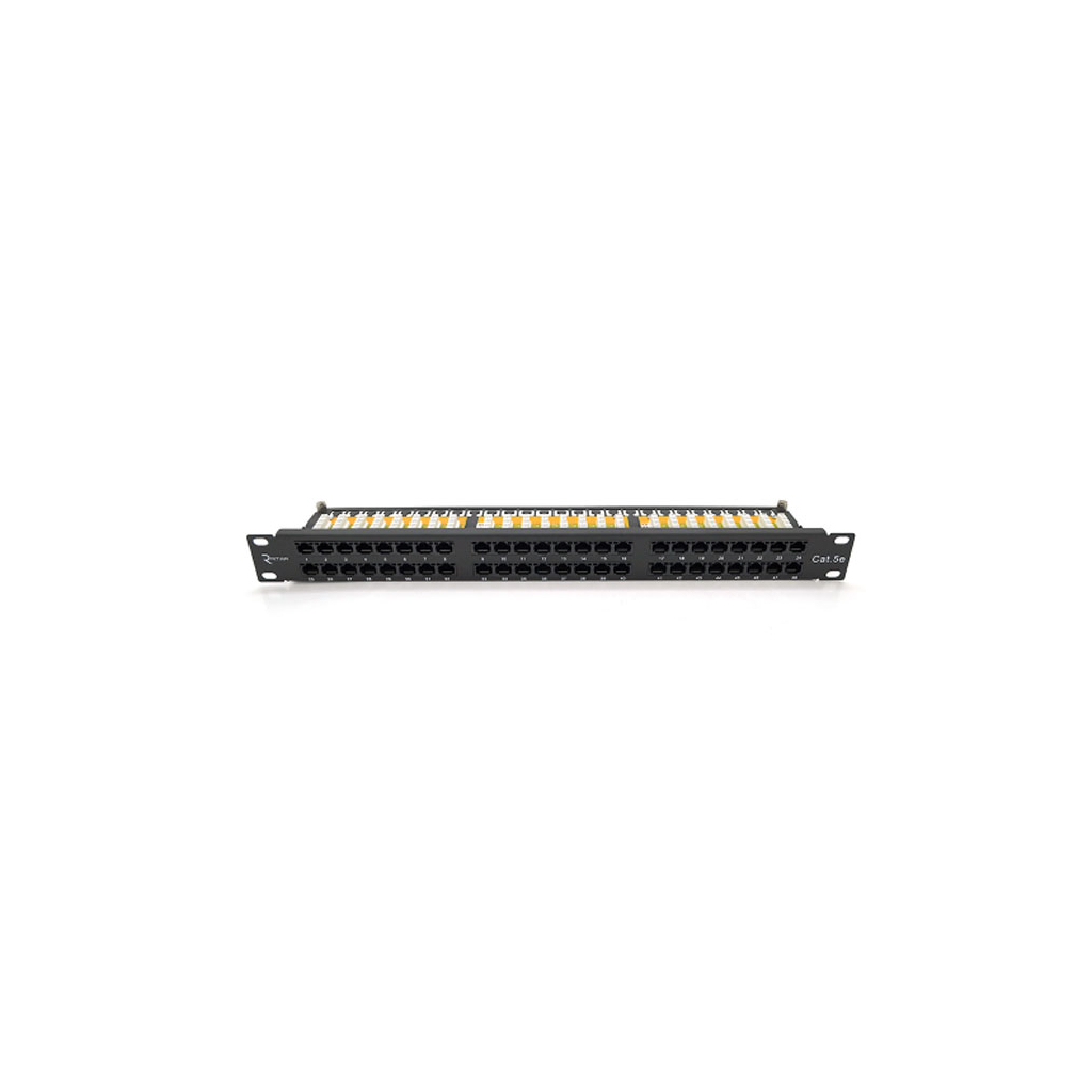 Патч-панель Ritar 19" 48xRJ-45 UTP cat.5е, DUAL type, 1U (RT-2264-CAT.5E) - изображение 1