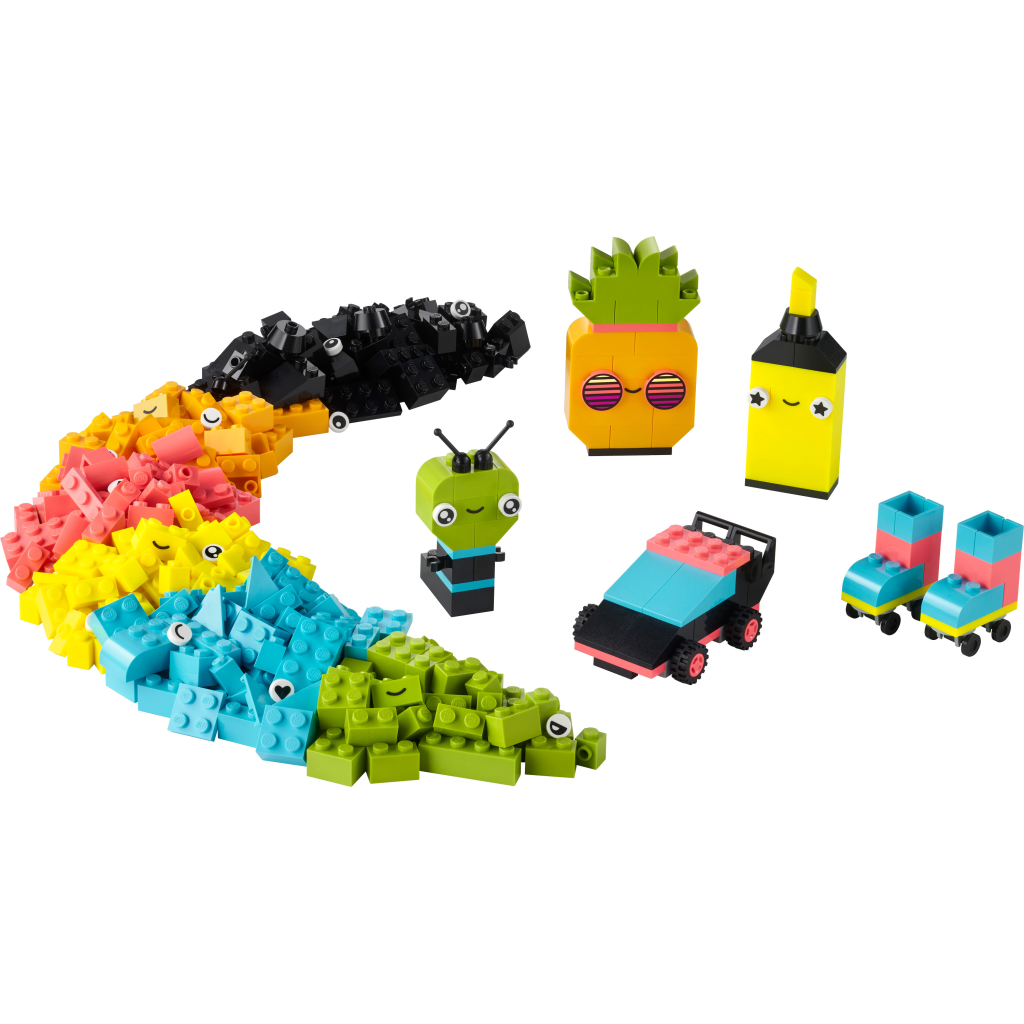Конструктор LEGO Classic Творчі неонові веселощі 333 деталі (11027) - зображення 2