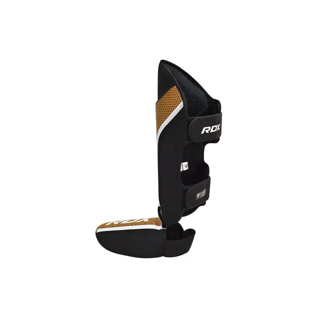 Захист гомілки і стопи RDX Shin Instep Aura Plus T-17 Black Golden XL (SGR-T17BGL-XL+) - зображення 3