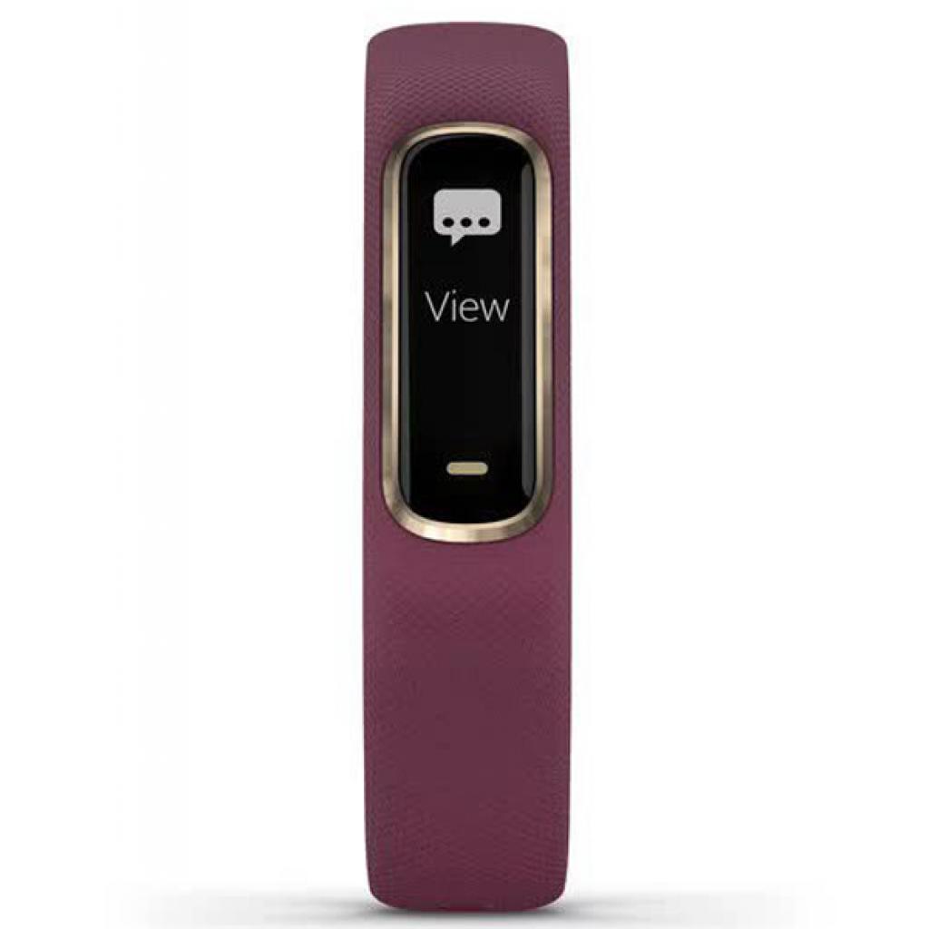 Фітнес браслет Garmin vivosmart 4, Merlot/Rose Gold, S/M (010-01995-21) - изображение 7