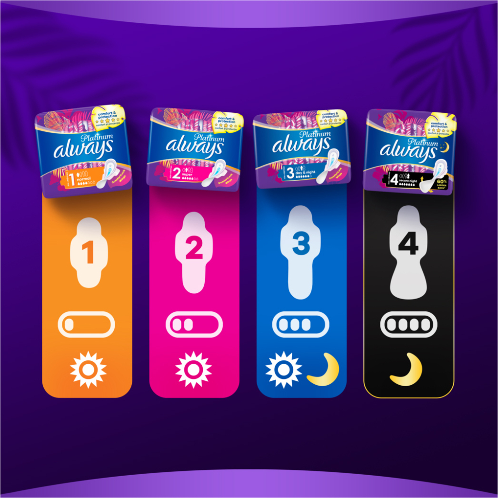Гігієнічні прокладки Always Platinum Secure Night (Розмір 4) 10 шт. (8001841449906) - изображение 8