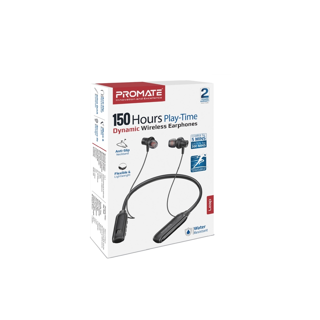 Навушники Promate Leap Black (leap.black) - зображення 2