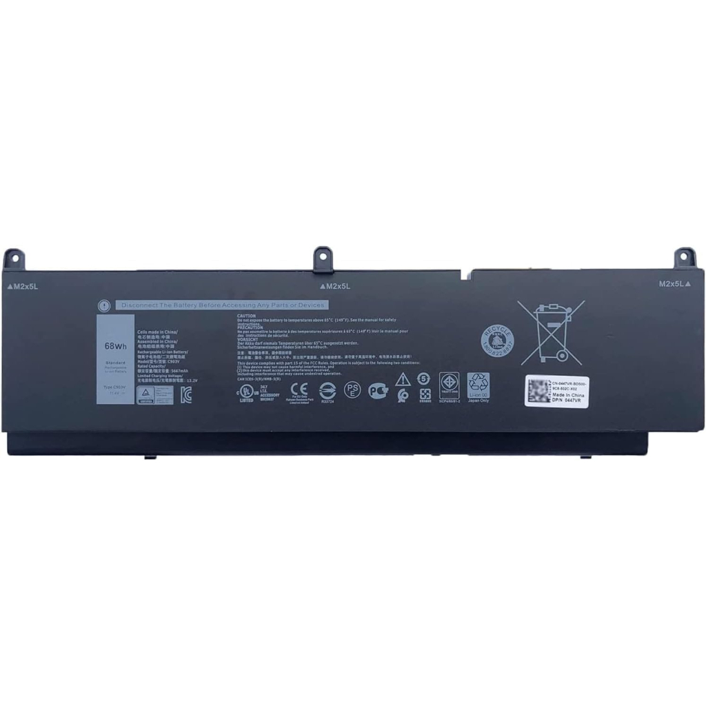 Акумулятор до ноутбука Dell Precision 7550 PKWVM, 7922mAh (95Wh), 6cell, 11.4V, Li-ion (A47936) - зображення 1