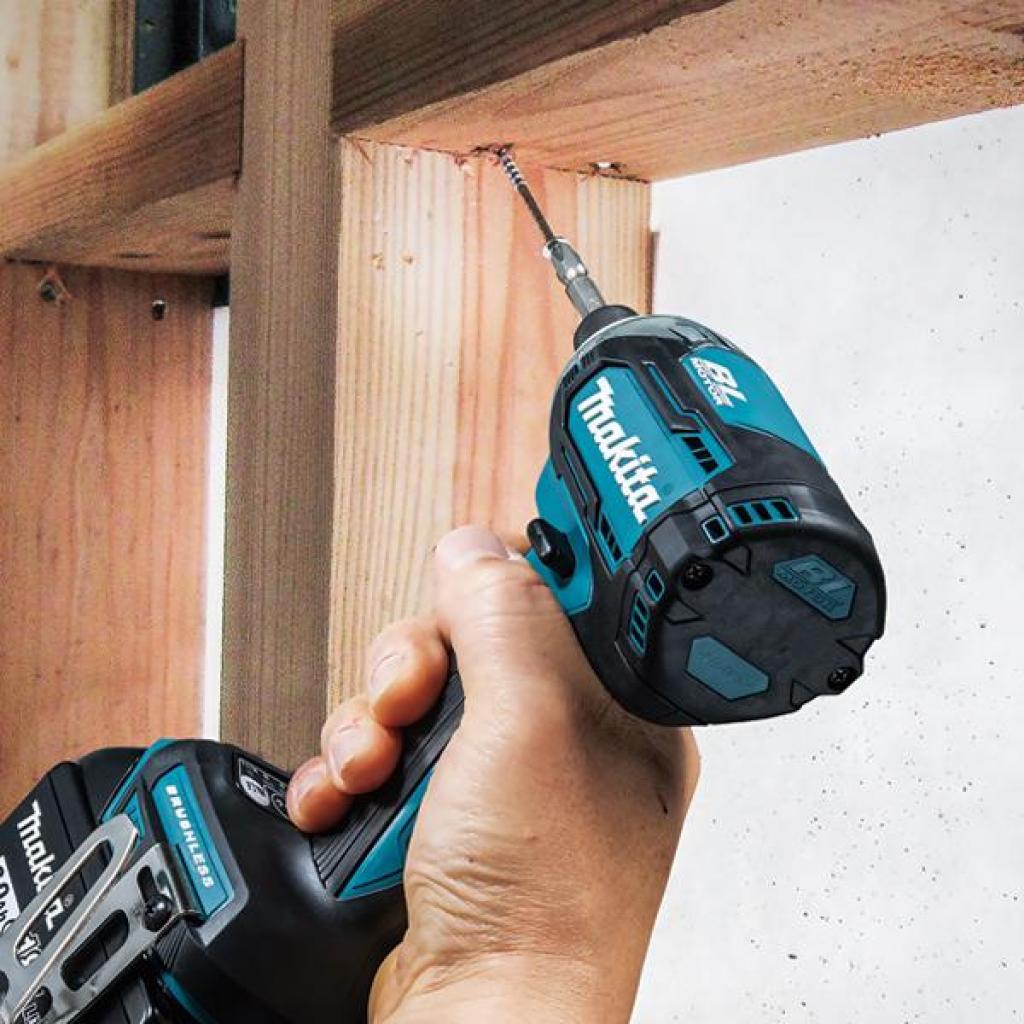 Гайковерт Makita акумуляторний ударний LXT, 18В, 5Аг х 2шт, DC18RC, Makpac (DTD170RTJ) - зображення 4